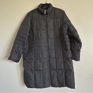 Women's Black Quilted Coat